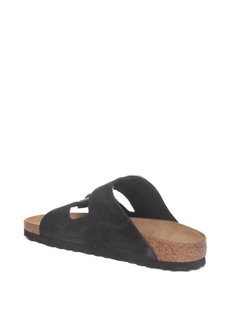 Sandalo arizona big buckle nero/oro BIRKENSTOCK | ARIZONA BIG BUCKLE1023290-BLACK